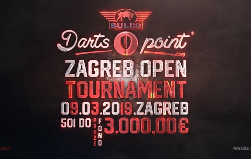 DARTS POINT - ZAGREB OPEN - STEEL DART TOURNAMENT - 09.03.2019