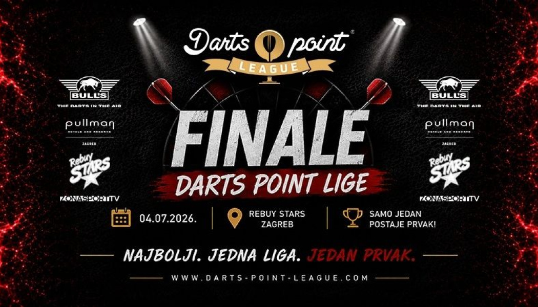 NAJAVA FINALNOG TURNIRA – DARTS POINT BULL'S REGIONALNA LIGA 2026