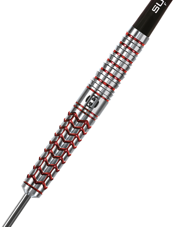 Harrows Plexus Darts Steel 21g – 90% Wolfram, Dual-Grip, Für Unisex-Erwachsene