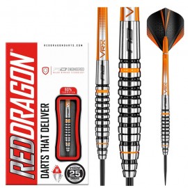 RED DRAGON AMBERJACK 14, 25G STEEL TIP DARTS