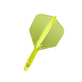K-Flex Standard NO6 dart flights Neon Yellow short