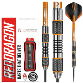 RED DRAGON AMBERJACK 5, 24G STEEL TIP DARTS