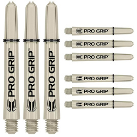 Pro grip Bež pikado nastavci kratki 9 komada
