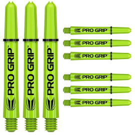 Pro grip Lime Green pikado nastavci kratki 9 komada
