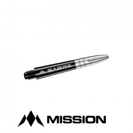 Mission Sabre Polycarbonate Crno Srebrni pikado nastavci kratki
