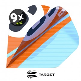Chicane Set NO2 Pro Ultra Orange 9 dart flights