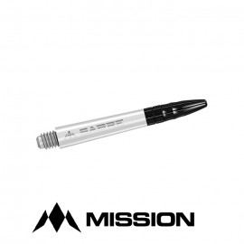 Mission Sabre Polycarbonate Dart Stems White Black Intermedium