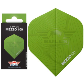 Mezzo 100 NO2 dart flights GREEN 5-pack