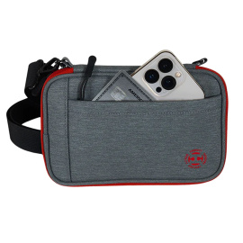 Smart Case XL crveno siva pikado torbica