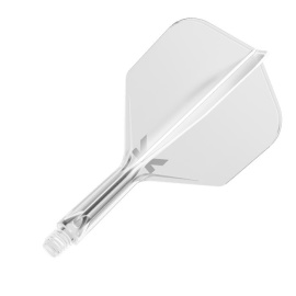 K-Flex Shape NO6 dart flights short clear
