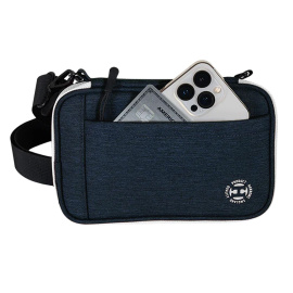 Smart Case XL bijelo plava pikado torbica