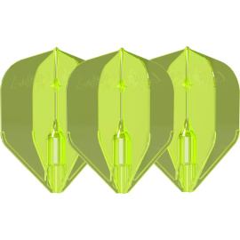 L-Style Fantom EZ L3 Shape Neon Yellow dart flights