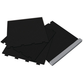 Tepih Puzzle crni 237 cm