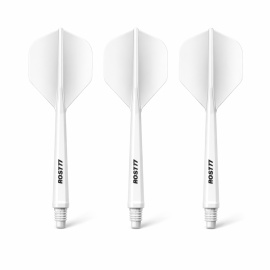 ROST 77 Standard Small S White Dart Flights