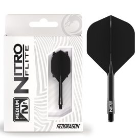 Nitro Flite - Black Shaft and Black Flight - Medium