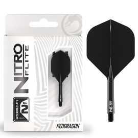 Nitro Flite - Crni nastavci midi sa crnim perima