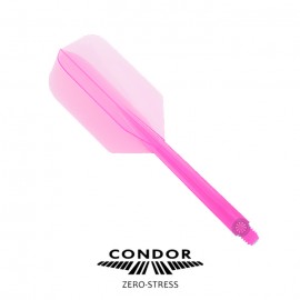 CONDOR SLIM L CLEAR PINK DART FLIGHTS