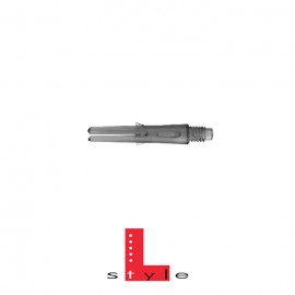 L-style Lock pikado nastavci prozirno crni 13mm