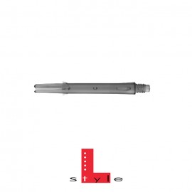L-style Lock pikado nastavci prozirno crni  33mm