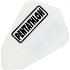 PENTATHLON DART FLIGHTS WHITE PNT0056