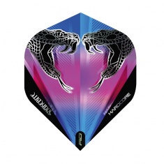HARDCORE PETER WRIGHT SNAKEBITE RAINBOW DART FLIGHTS - F6380