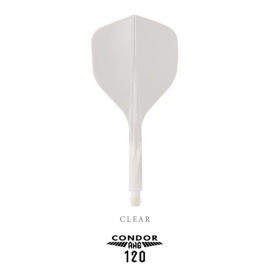Condor Axe 120 Standard S clear dart flights