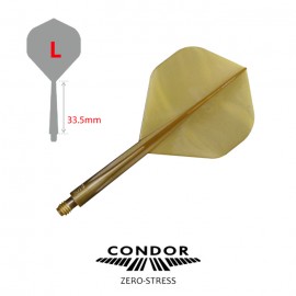 Condor Axe Metalic Standard L Gold dart flights