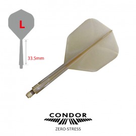 Condor Axe Metalic Small L Champaign Gold dart flights