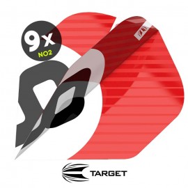 Chicane Set NO2 Pro Ultra Red 9 dart flights