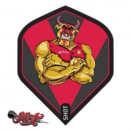 Michael Smith Bully Boy Red NO2 dart flights