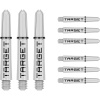 Pro grip White Black dart shafts short 3 sets