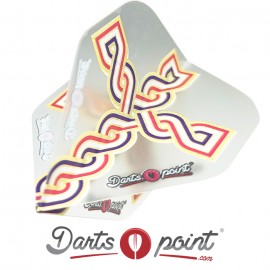 Peter Cross Clear White dart flights NO2