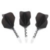 ROST T19 Small Standard L Transparent Black Dart Flights