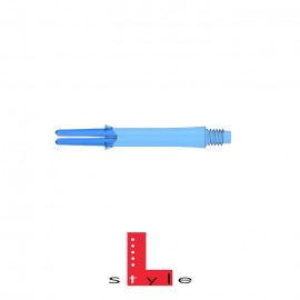 L-style Lock dart shafts blue 26mm
