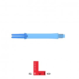L-style Lock dart shafts blue 33mm